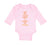 Long Sleeve Bodysuit Baby Keep Calm I Put The Happy in Mother's Day Cotton