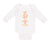 Long Sleeve Bodysuit Baby Keep Calm I Put The Happy in Mother's Day Cotton