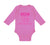 Long Sleeve Bodysuit Baby Mom Great Job! I'M Awesome! Happy Mother's Day Cotton