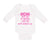 Long Sleeve Bodysuit Baby Mom Great Job! I'M Awesome! Happy Mother's Day Cotton
