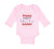 Long Sleeve Bodysuit Baby Happy First Father's Day Dad Daddy Style E Cotton - Cute Rascals