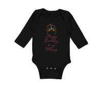 Long Sleeve Bodysuit Baby Happy Birthday to My Mommy Mom Mother Cotton - Cute Rascals