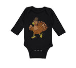 Long Sleeve Bodysuit Baby Turkey Thanksgiving A Boy & Girl Clothes Cotton