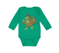 Long Sleeve Bodysuit Baby Turkey Thanksgiving A Boy & Girl Clothes Cotton