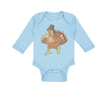 Long Sleeve Bodysuit Baby Turkey Thanksgiving A Boy & Girl Clothes Cotton