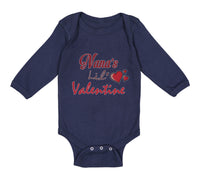 Long Sleeve Bodysuit Baby Nana's Lil Valentine Valentines Day Boy & Girl Clothes