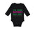 Long Sleeve Bodysuit Baby I'M Mother's Gift. Dad Says You'Re Welcome Cotton