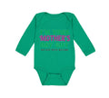 Long Sleeve Bodysuit Baby I'M Mother's Gift. Dad Says You'Re Welcome Cotton