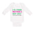 Long Sleeve Bodysuit Baby I'M Mother's Gift. Dad Says You'Re Welcome Cotton