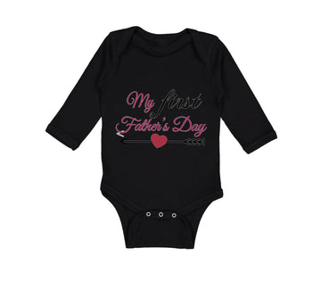 Long Sleeve Bodysuit Baby My First Father's Day Dad Boy & Girl Clothes Cotton