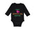 Long Sleeve Bodysuit Baby Happy First Mother's Day Mommy Mom Style A Cotton - Cute Rascals