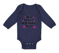 Long Sleeve Bodysuit Baby Our First Mother's Day Boy & Girl Clothes Cotton