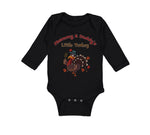 Long Sleeve Bodysuit Baby Mommy and Daddy's Little Turkey Thanksgiving Cotton