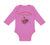 Long Sleeve Bodysuit Baby Mommy and Daddy's Little Turkey Thanksgiving Cotton