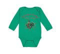 Long Sleeve Bodysuit Baby Mommy and Daddy's Little Turkey Thanksgiving Cotton