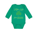 Long Sleeve Bodysuit Baby Kiss Me I'M Irish St Patrick's Day Boy & Girl Clothes