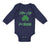 Long Sleeve Bodysuit Baby Kiss Me I'M Irish St Patrick's Day Boy & Girl Clothes