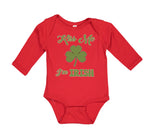 Long Sleeve Bodysuit Baby Kiss Me I'M Irish St Patrick's Day Boy & Girl Clothes