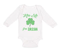 Long Sleeve Bodysuit Baby Kiss Me I'M Irish St Patrick's Day Boy & Girl Clothes