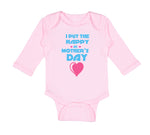 Long Sleeve Bodysuit Baby I Put The Happy in Mother's Day Boy & Girl Clothes