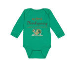 Long Sleeve Bodysuit Baby My First Thanksgiving Feed Me Turkey and Pie Cotton