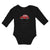 Long Sleeve Bodysuit Baby Plays with Cars An Red Cute Little Kid's Toy Car