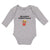 Long Sleeve Bodysuit Baby Bearry Christmas Teddy Bear Sitting Crown Cotton - Cute Rascals