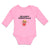 Long Sleeve Bodysuit Baby Bearry Christmas Teddy Bear Sitting Crown Cotton - Cute Rascals