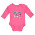 Long Sleeve Bodysuit Baby Chill out Snow Dolls with Cap and Mufflar Cotton