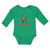 Long Sleeve Bodysuit Baby Christmas Dab An Santa Claus Dancing Position Cotton - Cute Rascals