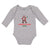 Long Sleeve Bodysuit Baby Christmas Dab An Santa Claus Dancing Position Cotton - Cute Rascals