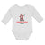 Long Sleeve Bodysuit Baby Christmas Dab An Santa Claus Dancing Position Cotton - Cute Rascals