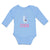 Long Sleeve Bodysuit Baby Falala Llama Domestic Animal Livestock Cotton - Cute Rascals