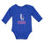 Long Sleeve Bodysuit Baby Falala Llama Domestic Animal Livestock Cotton - Cute Rascals