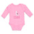Long Sleeve Bodysuit Baby Falala Llama Domestic Animal Livestock Cotton - Cute Rascals