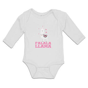 Long Sleeve Bodysuit Baby Falala Llama Domestic Animal Livestock Cotton