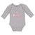 Long Sleeve Bodysuit Baby Feed Me Candy Canes & Tell Me I'M Pretty Cotton - Cute Rascals