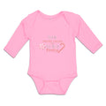 Long Sleeve Bodysuit Baby Feed Me Candy Canes & Tell Me I'M Pretty Cotton