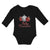 Long Sleeve Bodysuit Baby Feliz Navidad An Christmas Decoration Hanging Balls - Cute Rascals