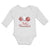 Long Sleeve Bodysuit Baby Feliz Navidad An Christmas Decoration Hanging Balls - Cute Rascals