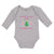 Long Sleeve Bodysuit Baby Flockin' Around The Christmas Tree with Flamingo Birds - Cute Rascals