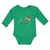 Long Sleeve Bodysuit Baby Merry Bright with Christmas Santa Cap Cotton