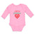 Long Sleeve Bodysuit Baby Merry Christmas Mommy Love Heart Boy & Girl Clothes