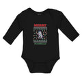 Long Sleeve Bodysuit Baby Merry Flossmas Boy & Girl Clothes Cotton
