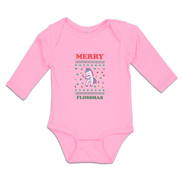 Long Sleeve Bodysuit Baby Merry Flossmas Boy & Girl Clothes Cotton