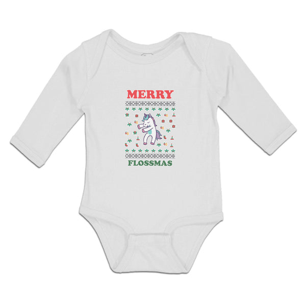 Long Sleeve Bodysuit Baby Merry Flossmas Boy & Girl Clothes Cotton