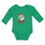 Long Sleeve Bodysuit Baby Christmas Santa Claus with Gift Box Wishing Everyone - Cute Rascals