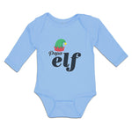 Long Sleeve Bodysuit Baby Papa Elf with Hat Boy & Girl Clothes Cotton