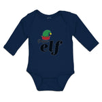 Long Sleeve Bodysuit Baby Papa Elf with Hat Boy & Girl Clothes Cotton