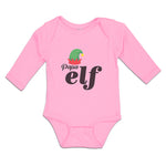 Long Sleeve Bodysuit Baby Papa Elf with Hat Boy & Girl Clothes Cotton